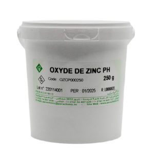 Oxyde de zinc : Poudre ( 250 gr ) Tunisie